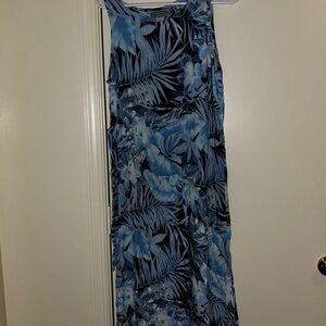 Jane Ashley Blue Floral Maxi Dress